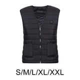 5 Heated Vest Zones Electric Heated Jackets Men Women Sportswear Heated Coat USB Heating Jacket For Camping