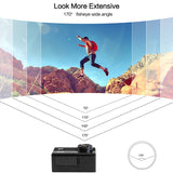 HOT-Sports Camera 4K 60 Frame HD Waterproof Camera 2.0 Inch IPS Underwater Camera Cycling Sports DV Camera