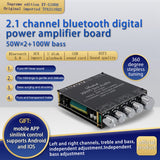 TPA3116D2 Bluetooth 5.0 2.1 Channel Power Audio Stereo Subwoofer Amplifier Board 50WX2+100W Speaker AMP XY-S100H