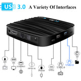 Android TV Box OS 10.0 4GB 32GB 64GB 4K H.265 Media Player 3D Video 2.4G 5GHz Dual Wifi Bluetooth HD Smart TVBox Set Top Box