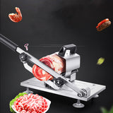 Meat Slicing Machine Alloy Stainless Steel Household Manual Thickness Adjustable Meat and Vegetables Slicer Kitchen Tools Gadget