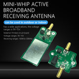 Mini-Whip 100KHz-30MHz MF HF VHF SDR MiniWhip Indoor Outdoor Shortwave Assembled Active Antenna Set