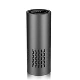 Uvc Car Ionizer Ozone Air Purifier Hepa Filter Aluminium Alloy Touch Control Ionizer Purifier USB Negative Ion Air Freshener
