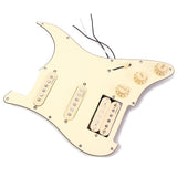 Prewired 3-ply Pickguard Scratchplate SSH for Fender ST Stratocaster Guitar Parts Accessories