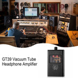 GT39 Vacuum Tube Headphone Amplifier Portable Headphone Amplifier Dual-Mono Balanced Stereo Audio Amplifier