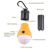 4 Colors Outdoor Tent Lamp Emergency Portable LED Bulb Light Camping Lantern Fishing Backpacking Lamps Camping Equipment