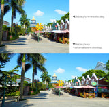 2022.1.33X Widescreen Deformation Mobile Phone Lens for iPhone 12 11 Smartphones Anamorphic Wide-Angle Movie Distortion Camera