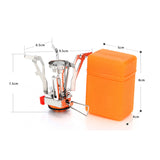 Mini Camping Stoves Folding Outdoor Gas Stove Portable Furnace Cooking Picnic Split Stoves  Cooker Burners New Arrival