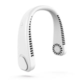 Portable Neck Fan Hands-free Bladeless Fan Rechargeable Headphone Design 3rd Gear Wind Speed Neck Fan