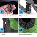 Pet Dog Doudble Should Bag Carrying Bag Carrier Backpack Puppy Mesh Portable Travel Backpack Pouch For Small Cats and Dogs