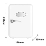12V/220 Portable 4L Mini Beauty Refrigerator Multifunction Home Car Refrigerator Face Cosmetics Refrigerator for Home / Car