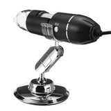 Adjustable 1600X 2MP 1080P 8 LED Digital Microscope Type-C/Micro USB Magnifier Electronic Stereo USB Endoscope For Phone PC