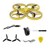 ZF04 RC Drone Mini Infrared Induction Hand Control Drone Altitude Hold 2 Controllers Quadcopter for Kids Toy Gift