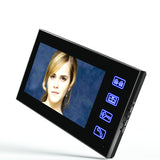 7 Inch Video Door Phone Doorbell Intercom Kit 1-camera 2-monitor Night Vision with IR-CUT 1000TVL Camera