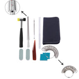 21pcs Professional Jewelry Making Tools DIY Mandrel Stick Finger Gauge Ring Size 67JE