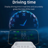 HUD head-up display FOR Tesla model3 speed mileage Safety Indicator light Driving time Door indicator System ready 2021