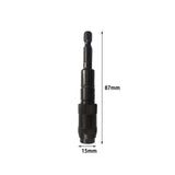 Magnet Extension Bithalter 1/4" HEX Magnetisch Schwenkbar Schnellverschluss Black Red Sliver 87*15mm