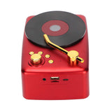Retro Bluetooth Speaker 5W Portable Music Player Old Fashioned Classic Wireless Speaker for Home Dorm Kitchen Bluetooth Speaker