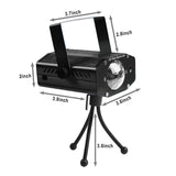 9W RGB LED Water Wave Ripple Effect Stage Light Laser Projector lamp Christmas Disco DJ Show Event Party Birthday Light