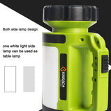 Outdoor Camping Fishing Flashlight Multi-Modes High Brightness Tent Lantern LED Emergency Hand Light USB Rechargeable Light