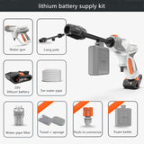 Wireless High-pressure Car Washer Portable Car Water Gun Home Use Lithium Battery Charging Car Power Converter Car Wash Artifact