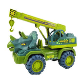 Trucks Friction Powered Cars Dinosaurs Car Truck Transporter Toy Car Set With Dino Animal Model Transport Carrier Truck Dino