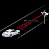 DC 12V Anti Radar Car Detector 360 Degree LED Display Police Speed Car Electronics Voice Alert           Anti Radar Car Detector