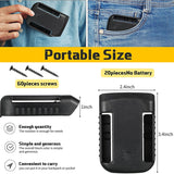 20 Pieces Battery Ready Dock Holder Compatible With Dewalt 20V 60V Battery Battery Tool Mounts With 60 Pieces Screws
