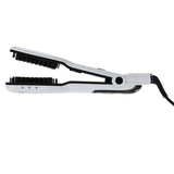 Steam Flat Iron Hair Straightener and Curler Professional Ceramic Tourmaline Vapor Steam Straightener