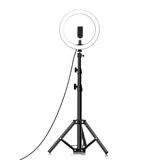 Studio Live Led Ring Light LED Ring Light With Phone Holder And Tripod 12W 2700K-6500K For Phone Selfie Light Photograph