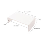 1/2Pcs Acrylic Desktop Monitor Holder Laptop Stand Riser Home Office Laptop Screen Shelf Keyboard Base Acrylic Storage Rack