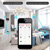 Tuya WiFi RF+IR Universal Remote Controller RF Appliances Tuya/Smart Life App Voice Control For Alexa Google Home Black Color