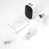 Security Camera Wireless Outdoor, 1080P AI Motion Detection Full Color Night Vision Rechargeable Camera IP65 Waterproof