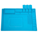 Platform Silicone Soldering Pad Thermal Insulation Work Pad for BGA Rework Station BGA ESD Heat Insulation Working Mat