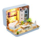 Doll House Model for Kids Birthday Gift Classic Educational Assemble Toys 3 Styles Creative DIY Dollhouse Toys
