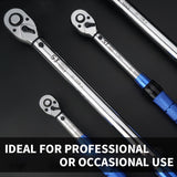 1/4 3/8 1/2 Square Drive Torque Wrench Drive Two Way To Accurately Mechanism Wrench Hand Tool Spanner Torque Meter Preset Ratche