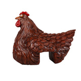 Hen Statue Farmhouse Style Garden Sculpture Animal Ornament Gifts Realistic Patio Lawn Modern Home Decor Lightweight Backyard