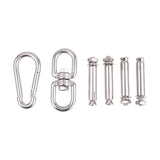 Stainless Steel Yoga Swing Hooks Hammock Swing Hanging Kit Ceiling Suspension Hooks Yoga straps Hooks Yoga Sling Inversion Hange