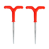 2 Pack Ice Fishing Rod Holder Fishing Ground Support Stand