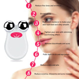 Mini Microcurrent Face Lift Machine Multifunction Beauty Device Skin Tightening Facial Wrinkle Blackhead Remover Skin Care Tools