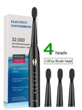 Smart Sonic Toothbrush Adults Electric Toothbrush USB Rechargeable 4 8 Tooth Brush Heads Oral Nozzle For Toothbrush Dental Sound