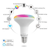 3PCS 9W WiFi Smart LED Light Bulb Dimmable Lamp,E27 RGB C+W ,Smart Life Tuya App Remote Control Work with Alexa Echo Google Home