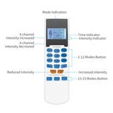 TENS EMS Muscle Stimulator 15 Modes &amp; 8 Pads Pain Relief Electric Pulse Impulse Massager Machine Portable electrotherapy Machine