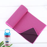 80*30cm Super Absorbent Cooling Towel Fast Drying Soft Breathable Chilly Gym Yoga Towel for Pilates Golf Camping Running Workout