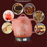 220V Electric Household Electric Slow Stewing Kettle Automatic Stewing Pot Porridge Herb Medicine Meat Stewing Pot EU/AU/UK/US