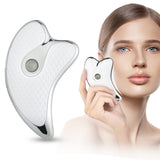 Facial Massager Plate Micro Electric Scraping Plate LED Light Heating Scraping Facial Lift Massage Vibrating Facial Massager