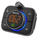 Wireless Car Bluetooth FM Transmitter MP3 Player QC3.0 18W+ PD3.0 24W Fast Charger LED Handsfree For Auto Phone Accessories