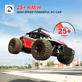 DEERC DE43 Remote Control Car 1:14 RC Cars 25KM/H High Speed  2.4G 2WD RC Monster Truck Crawler Alloy Shell Toys Boys Kids Gift