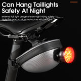 WEST BIKING 0.4L Capacity Portable Bike Saddle Bag Outdoor Riding Waterproof Hard Cover  Road Bike Under Seats Bag Bicycle Bag