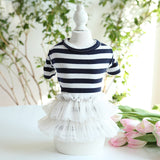 New Cat Dog Dress Puppy Skirt Tutu Dogie Small Dog Clothes Summer Yorkshire Chihuahua Maltese Pomeranian Clothing Pet Dresses XS